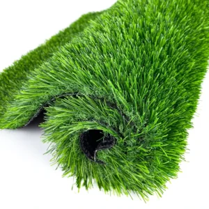 Natural Looking Indoor Synthetic Artificial Grass 30mm 2C Mixed Spring Grass for Decoration