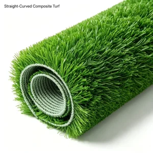 No-Fill Woven Artificial Turf with Recyclable Material, Slip-Resistant Synthetic Lawn for School Playground