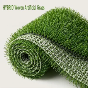 No Filling Woven Artificial Turf Pet Friendly Soft Touch Synthetic Grass for Kindergarten School Yard