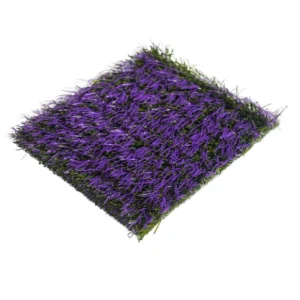Purple High Density Artificial Turf, All Weather, No Infill Lawn for Garden, Playground and Patio