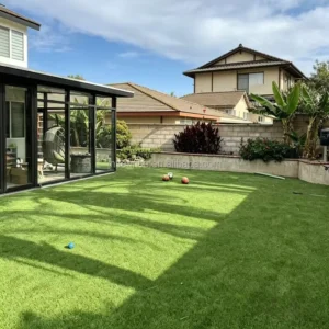 40mm Natural Green Artificial Turf Roll 2m 4m Waterproof Fake Grass for Outdoor Garden Landscaping Wedding Decoration