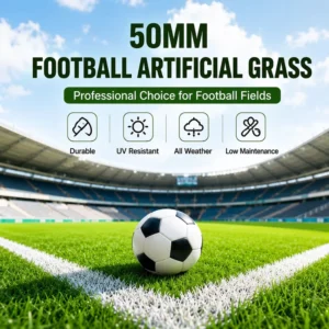 Factory Direct UV Resistant 50mm Monofilament Synthetic Soccer Turf Football Grass for Stadium Training Field