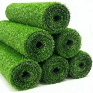 Realistic 25mm Spring Green Artificial Grass For Home Yard Decor Durable Weatherproof Synthetic Turf For Residential Garden