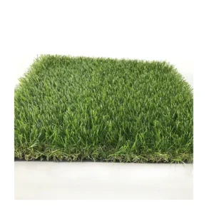 OEM Factory Artificial Grass 35mm Plush Dense UV Proof Green Synthetic Turf Surface for Residential Garden