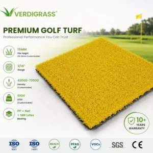 OEM Golf Turf Roll Artificial Putting Green Grass Realistic Synthetic Lawn Bulk Custom Logo Factory