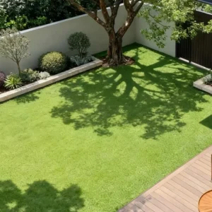 Odorless Artificial Lawn 4.4cm Thick Direct Supply Exhibition Display Natural Look Two-Tone Realistic Texture REACH Compliant
