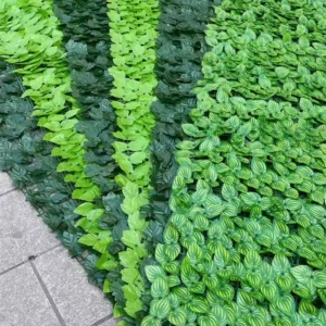 Outdoor Artificial Boxwood Hedge Panels with Silk Leaves for Fence and Wall Backdrops