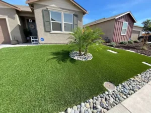 Outdoor Artificial Grass Carpet, 25mm, High Density, Fireproof, Construction Hoarding Turf for Urban Landscaping