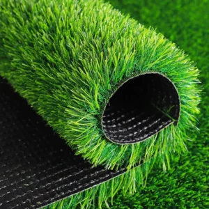 Outdoor Artificial Grass Sports Flooring for Football, Garden and Golf, 40 mm Synthetic Turf, Green and Yellow