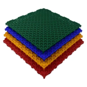 Outdoor Basketball Court PP Interlocking Tiles with Drainage System