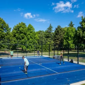 Outdoor Customized Panoramic Padel Court with Glass