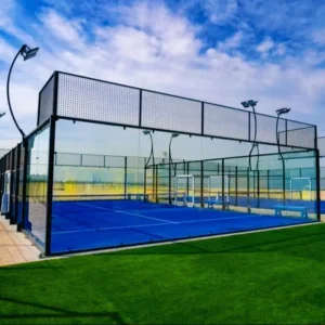 Outdoor Factory Price Panoramic Padel Professional Paddle Court Tennis Court Equipment Padel Court