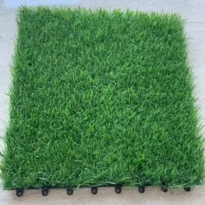 Outdoor Interlocking Artificial Turf Grass Plastic Tiles for Garden