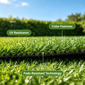 Outdoor PE+PP Synthetic Turf Football Field Artificial Grass 8-10 Year Lifetime