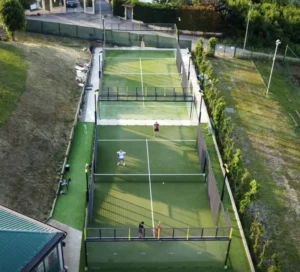 Outdoor Panoramic Padel Court Equipment Full Set