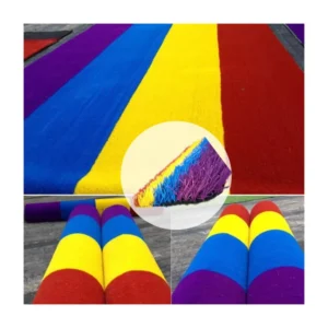 Outdoor Rainbow Lawn Colored Turf Grass Artificial Kindergarten Colorful Runway Home Deco Indoor