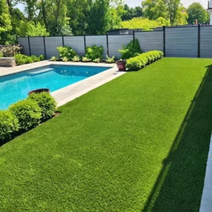 Outdoor Waterproof Artificial Grass Turf Carpet for Yard and Swimming Pool