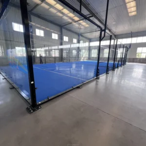 PC001 Padel Court Steel Pipe PU PP Backing for Outdoor Indoor Use with Panoramic Design