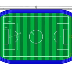 PE Filament Fiber Football Soccer Artificial Grass for Outdoor Indoor Gym School Kids Playground Colorful MultiSports Turf