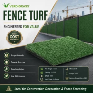 PP Artificial Boxwood Panel 50x50cm 15mm for Garden Fence Screening and Outdoor Decoration