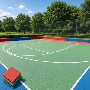 PP Interlocking Modular Flooring for Public Parks, Outdoor Sports Fields, Gardens and Multi-Sports
