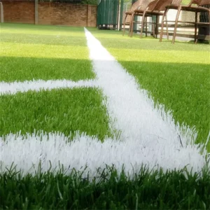 PP+PE 40mm Waterproof Fireproof Landscape Mat, Football Soccer Artificial Grass Turf