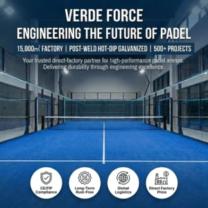 Padel Court CE FIP Certified Outdoor Panoramic Court Set