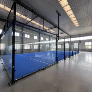 Padel Indoor Court Steel Panoramic Glass Design PC001