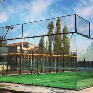Panoramic Classic Outdoor Padel Court Artificial Padel Tennis Grass Competition Training