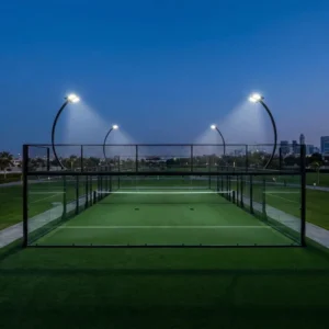 Panoramic Padel Court 200W LED Lighting Smart System Professional Padel Tennis Court