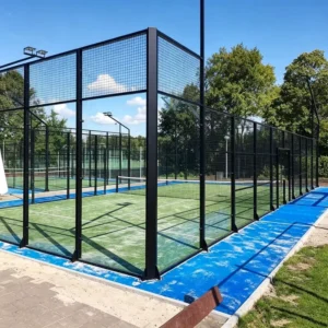 Panoramic Padel Court 20m*10m Accessory with Galvanized Steel Hot Dip & Powder Coat Finish 8-10 Year Warranty