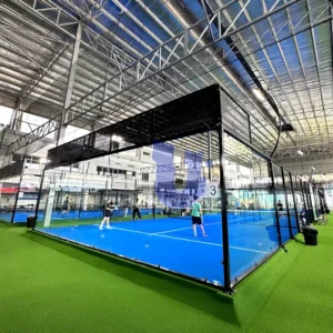Panoramic Padel Court Full Set with 12mm Tempered Glass for Commercial Clubs and Contractor Projects