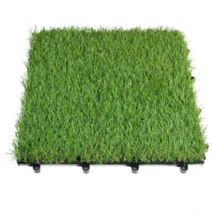 Patio Deco Artificial Stone Grass Turf Tile Interlocking Grass WPC Deck Tiles