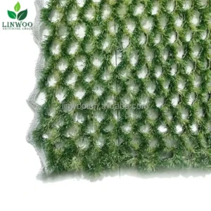 Pet Friendly Artificial Hybrid Grass Turf 35mm PE Odor Control Residential Dog Run Backyard Landscape Synthetic Lawn
