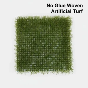 Pet Friendly Interlocked Woven Structure Synthetic Grass Mat with Excellent Drainage Soft Touch for Backyard Use