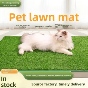 Pet Toilet Artificial Turf Mat, Polypropylene, Custom Size