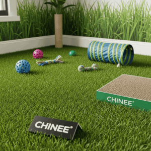 Customizable Artificial Grass for Pet and Playground Industry with Flexible Sizes and Colors by Chinee Artifical Grass Co.