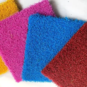 Pink Red Blue Yellow Brown Black Orange Rainbow Golf Grass Turf for Min Golf Outdoor Grass Artificial Grass for Golf