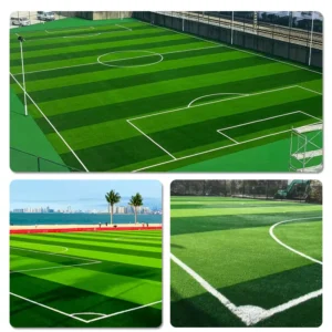 Plastic Artificial Grass Soccer Football Field Turf Waterproof & Durable for Garden and Outdoor Use