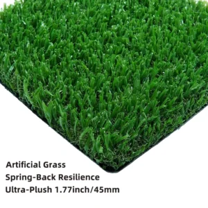 Plastic Artificial Grass for Backyard Landscaping and Heavy-Traffic Playgrounds with W-Shape Yarns