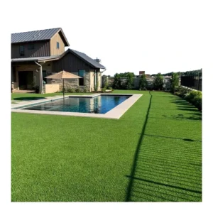 Plastic Landscape Green Grass Synthetic Turf Shock Pad Artificial Grass