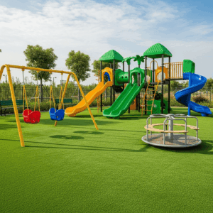 Customizable Playground Artificial Grass for Safe and Vibrant Outdoor Spaces