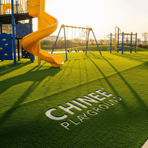 Customizable Synthetic Playground Grass for Safe and Vibrant Play Areas