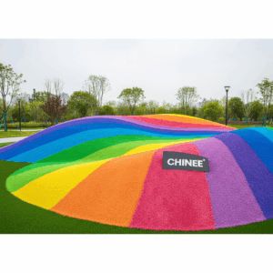 Customizable Colorful Artificial Grass for Playground and Landscape Applications