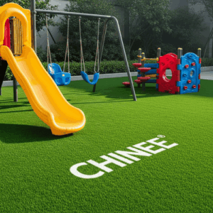 Customizable Artificial Grass for Playground Safety and Aesthetic Enhancement in the Toy Industry