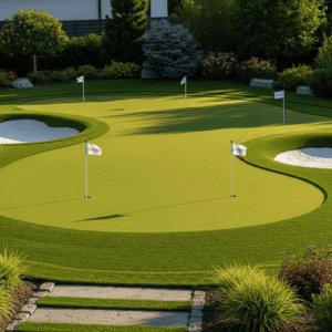 Customized Artificial Grass for Golf Course Greens Industry Fit