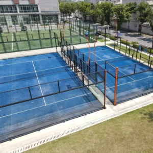 Popular Model Panoramic Padel Court Indoor Outdoor Padel Tennis Court Price Paddle Tennis