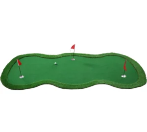 Portable Foldable 25mm Rubber Golf Putting Green Durable Eco Friendly Garden Backyard Office Indoor Outdoor Party Game Training