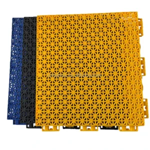 Portable Interlocking Sports Tiles for Outdoor Badminton and Multipurpose Use