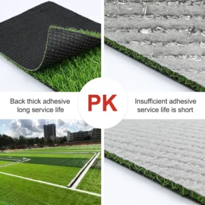 Portable Lightweight 25mm Artificial Grass Mat for Outdoor Picnics, Easy-to-Clean Synthetic Turf for Camping and Events